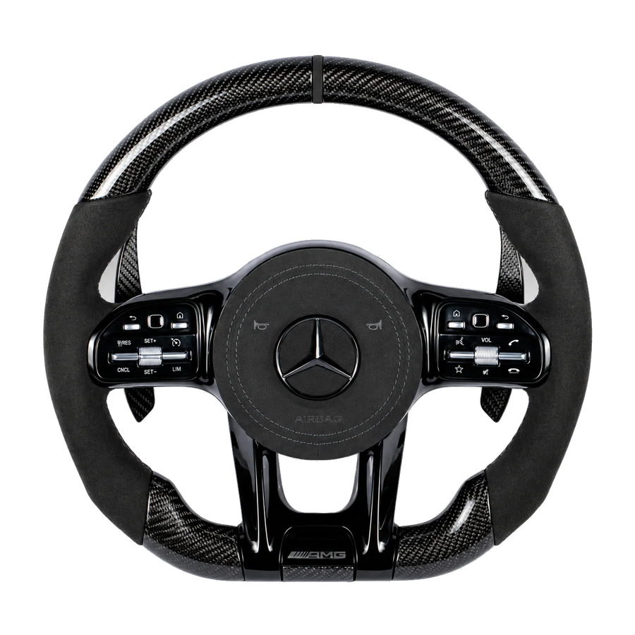 Mercedes-Benz 2020 AMG Performance Style Customizable Steering Wheel (Fits 2010+ All Models)
