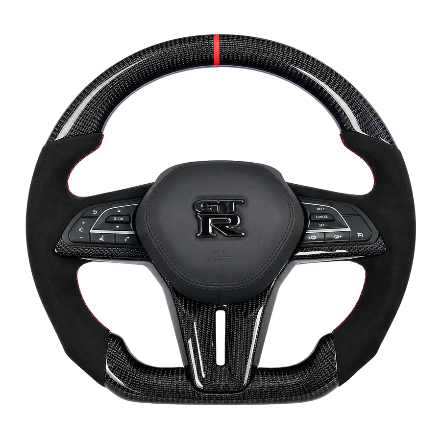 Nissan GT-R R35 (2016 - 2024) Style Customizable Steering Wheel